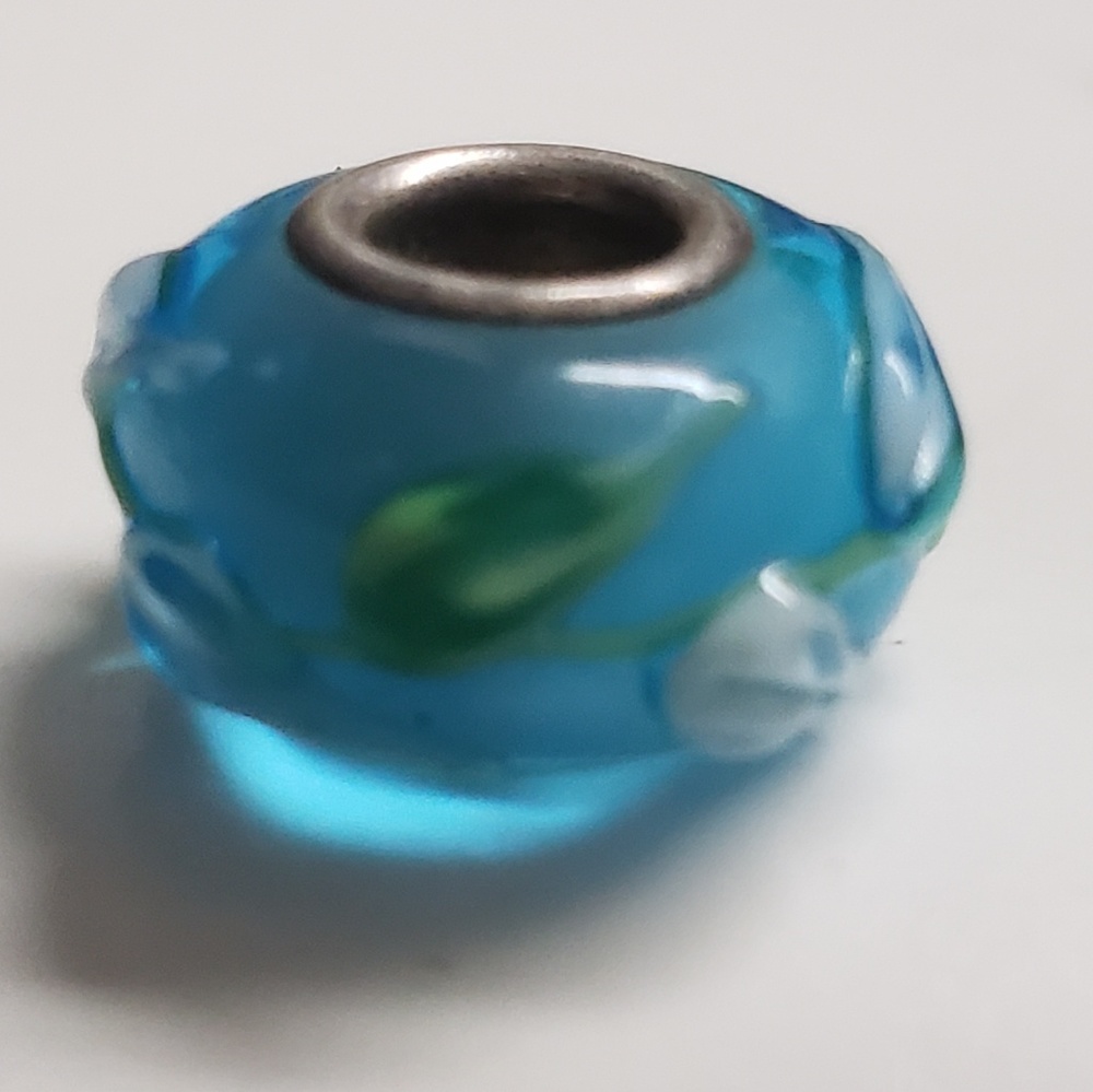 💙Custom Blown Glass Bead Charm f/ Pandora BUNDLE$